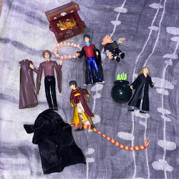Mattel Toys Vintage Harry Potter Action Figures Mattel 202 Y2k 8 Pc
